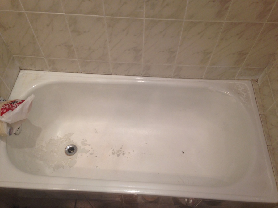Bañera antes