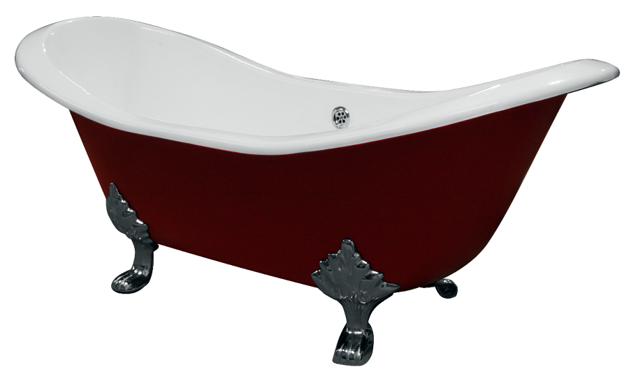 BAÑERA DE HIERRO FUNDIDO MODELO DOUBLE HIGH SLIPPER