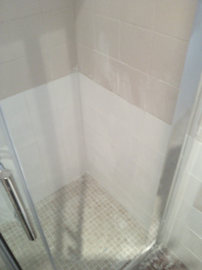 bañera por ducha de obra