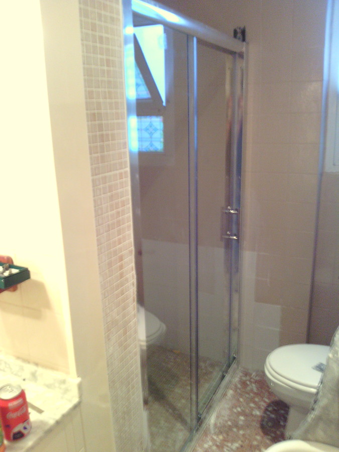 bañera por ducha de obra