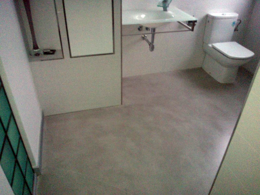 Baño completo de microcemento