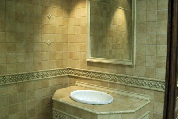 Baño de diseño rustico