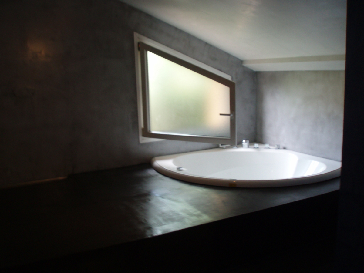 baño de microcemento 