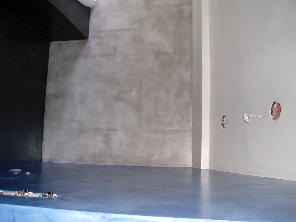 baño de microcemento 