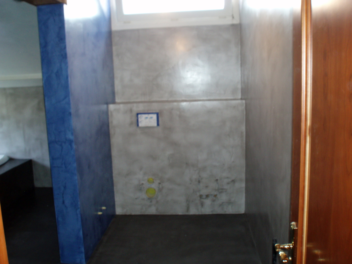 baño de microcemento 