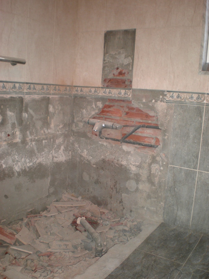 Baño en reforma,en chalet de PIEDRAS BLANCAS(CASTRILLON)