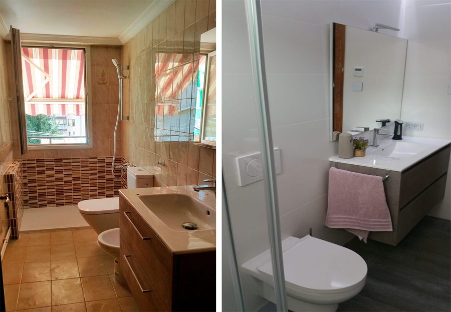 REFORMA PARCIAL DE BAÑOS - ESCALA ALPHA