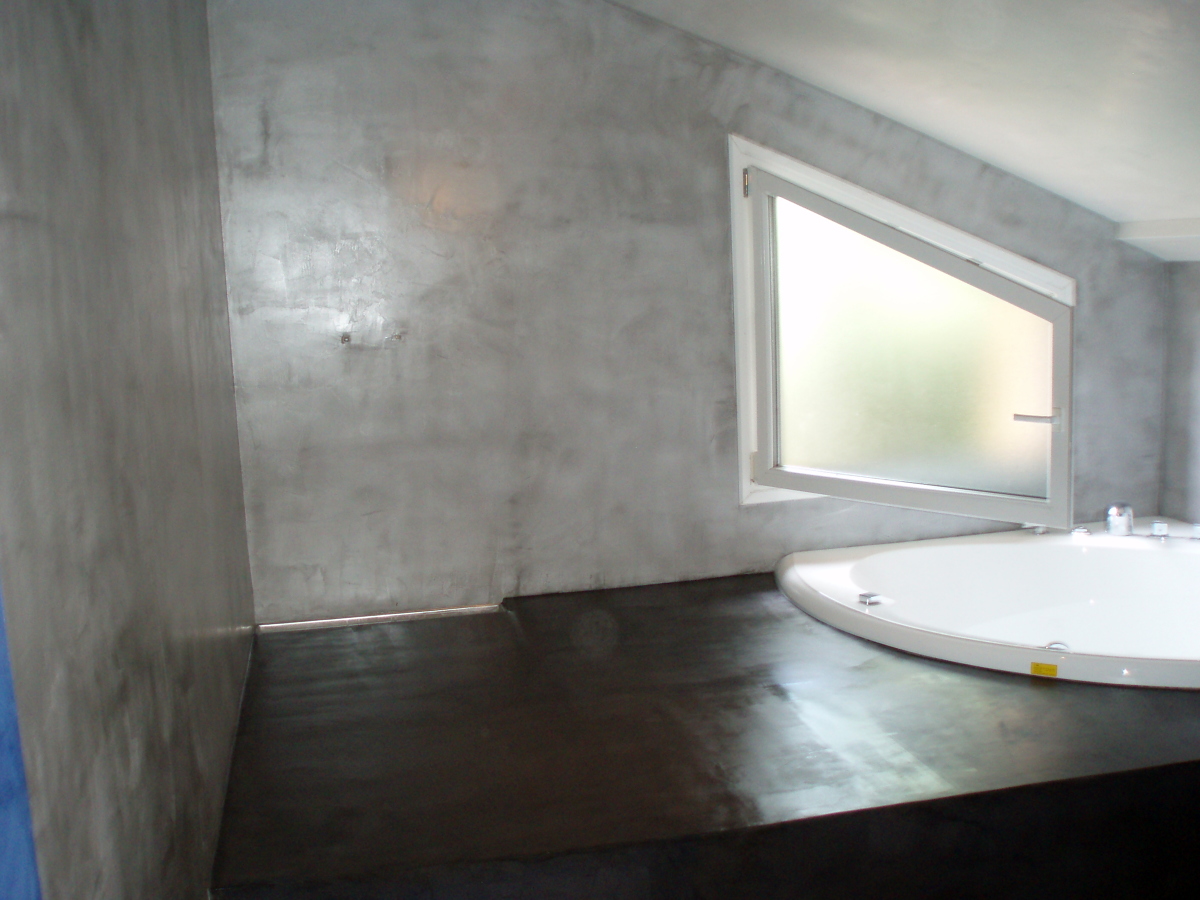 baño microcemento