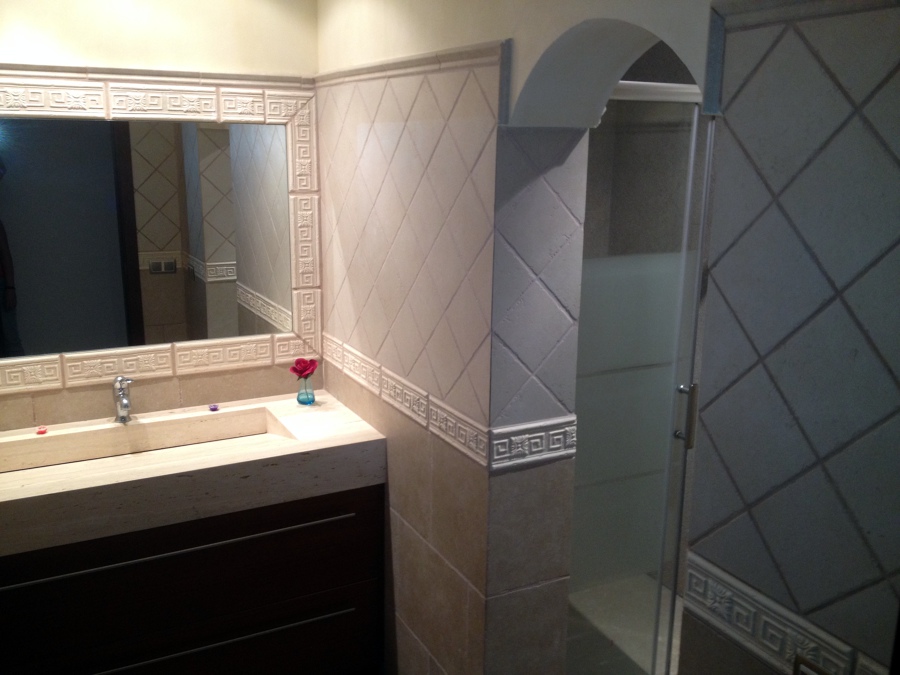 baños rustico moderno