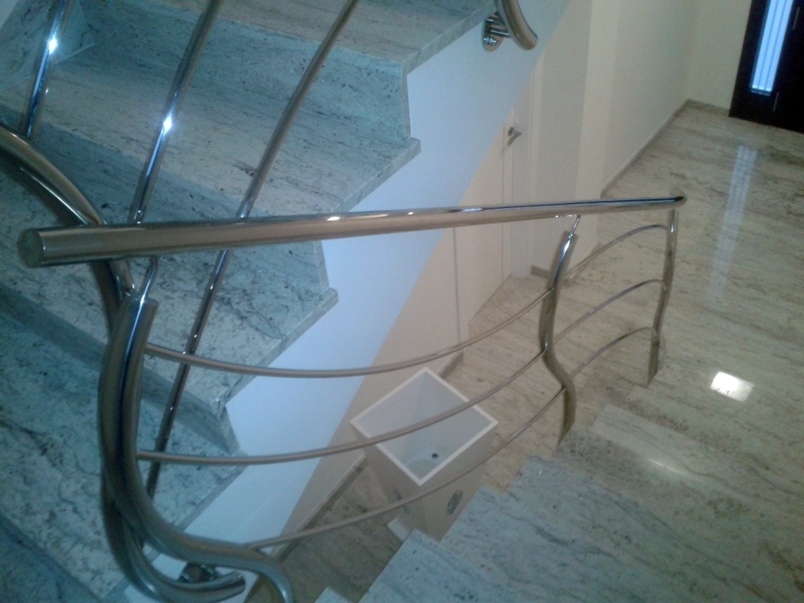 Baranda en acero inoxidable