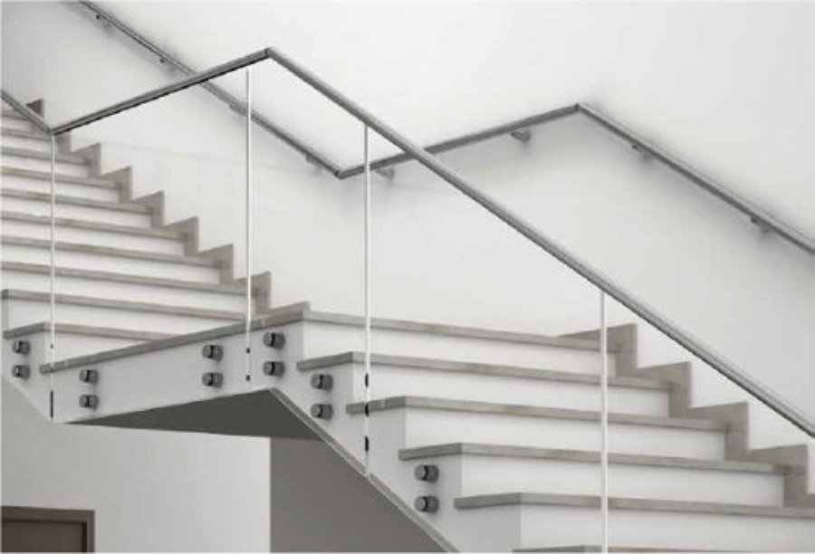 BARANDILLA CRISTAL ACERO