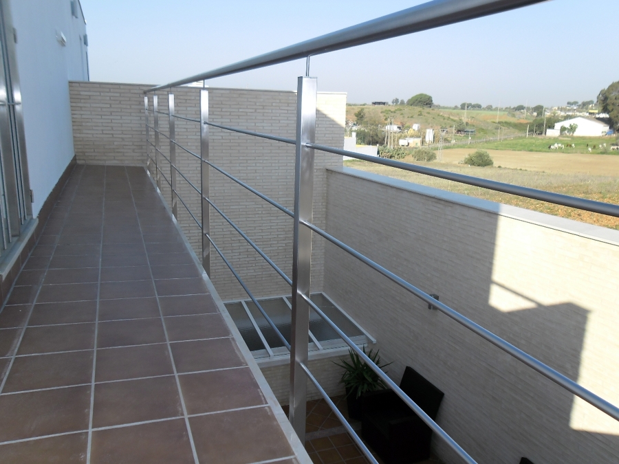 barandilla de acero inoxidable