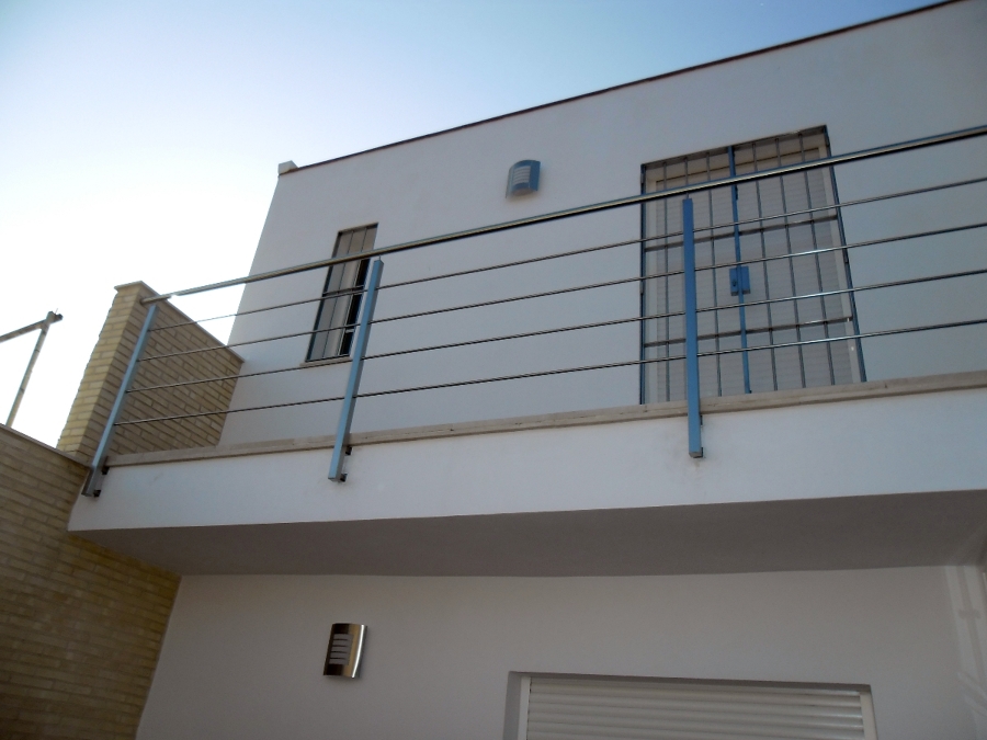 barandilla de acero inoxidable