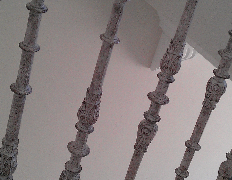 pasamanos envejecido