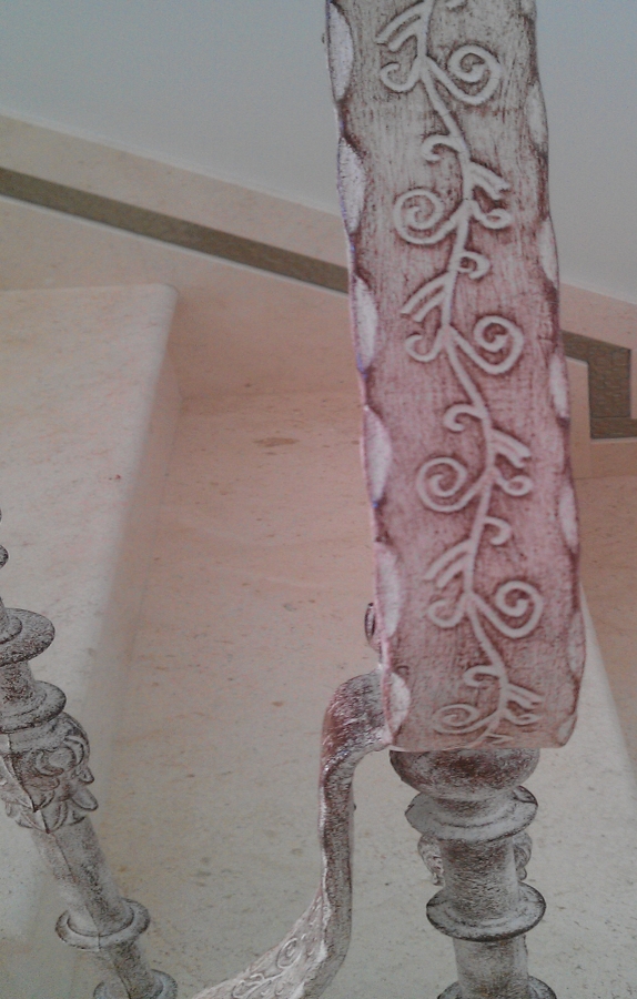 pasamanos envejecido