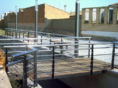 Barandillas exteriores combinadas