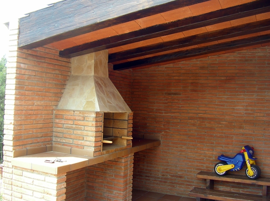 barbacoa rustica de obra