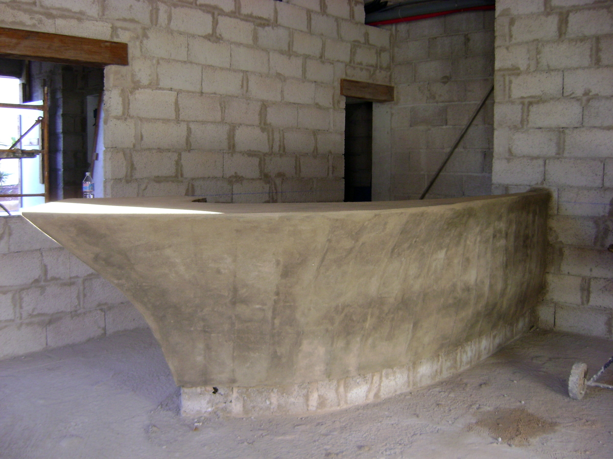 Barco de obra para barra de Restaurante 