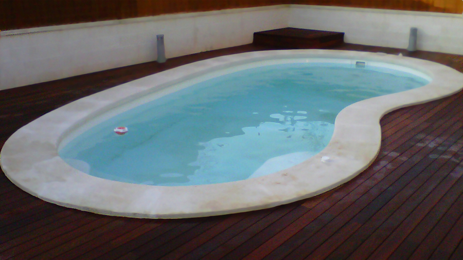 Piscina BArPool R71T MAdera Oscura
