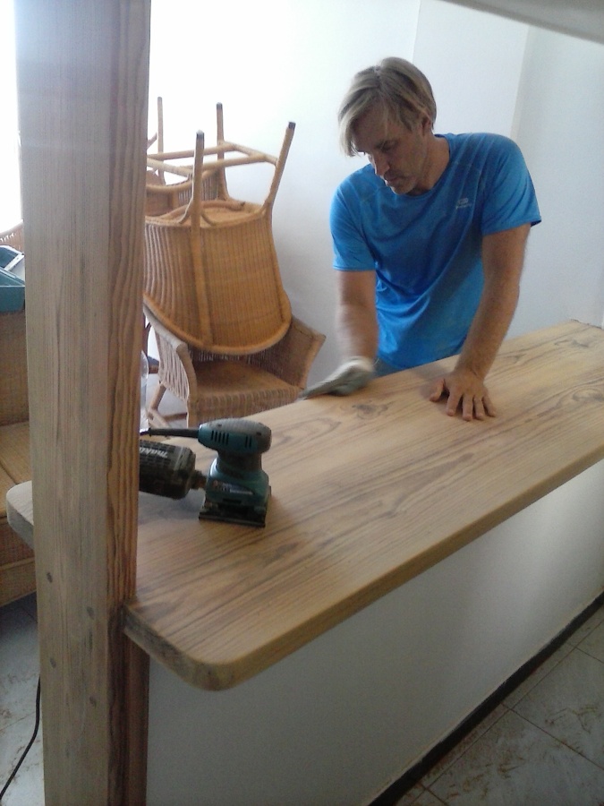 barras de madera
