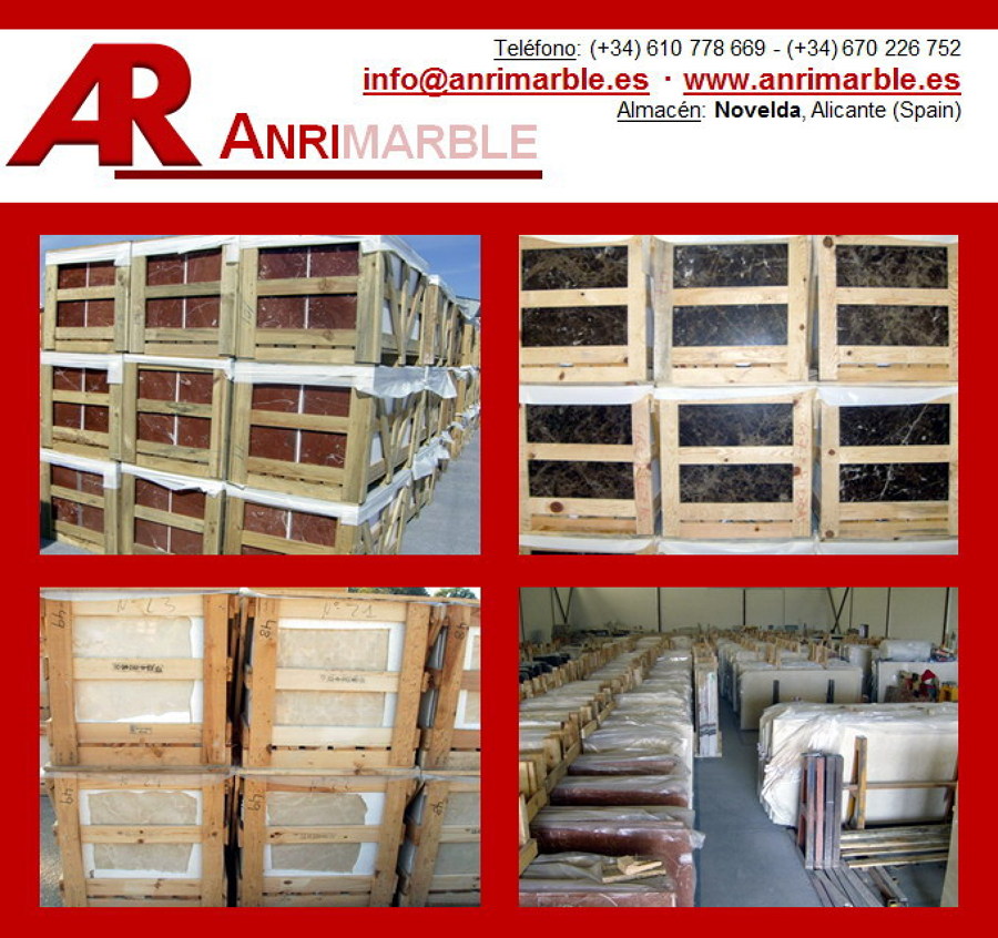 LOSAS DE MÁRMOL, GRANITO, CALIZA, ETC. 