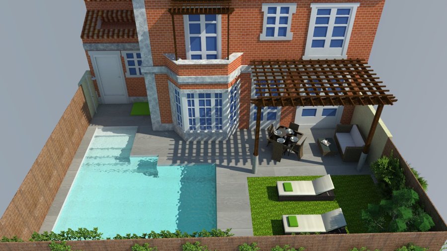 Diseño de jardin 3D