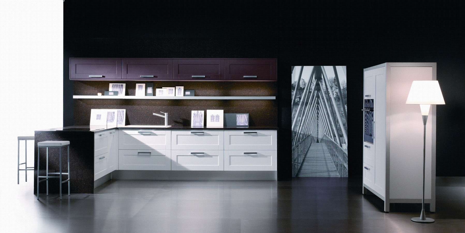 Belinda blanco y cacao satinado