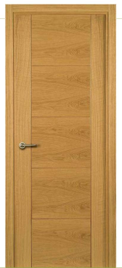 BLOCK DE PUERTA DE ROBLE RANURADA 