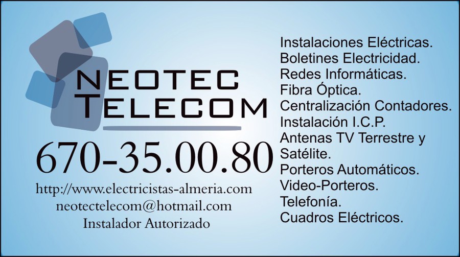Boletines Electricos Almeria