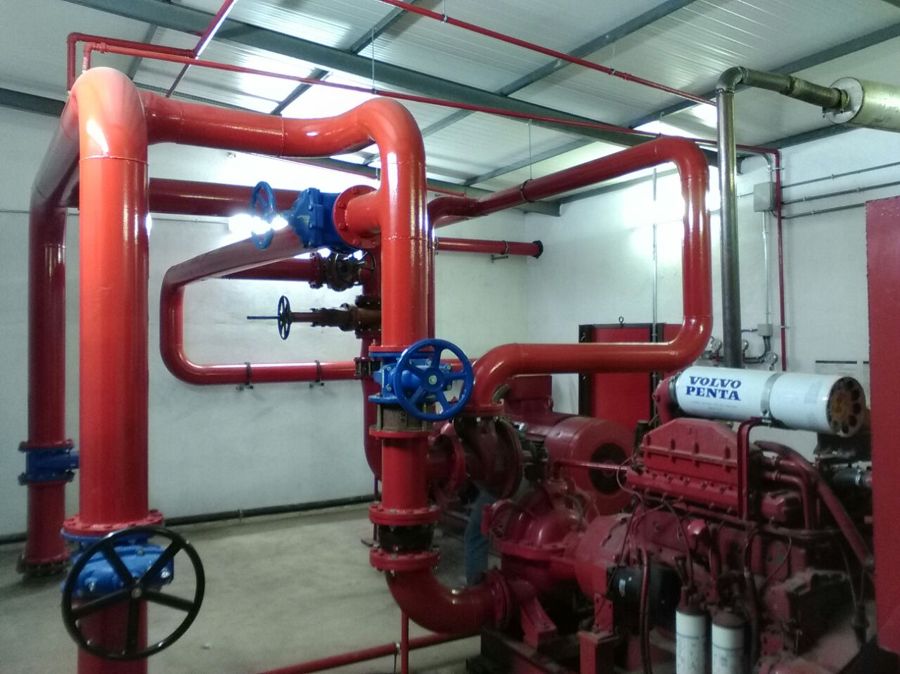 INSTALACIÓN DE SALA DE BOMBAS Y DEPÓSITO.