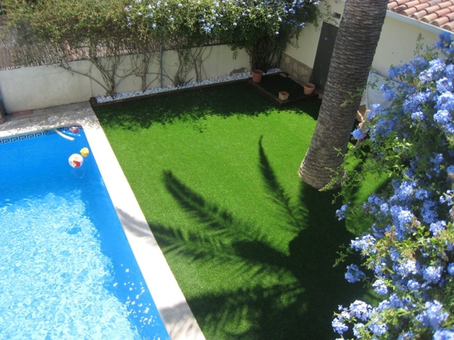 Bonito Jardín mediterraneo