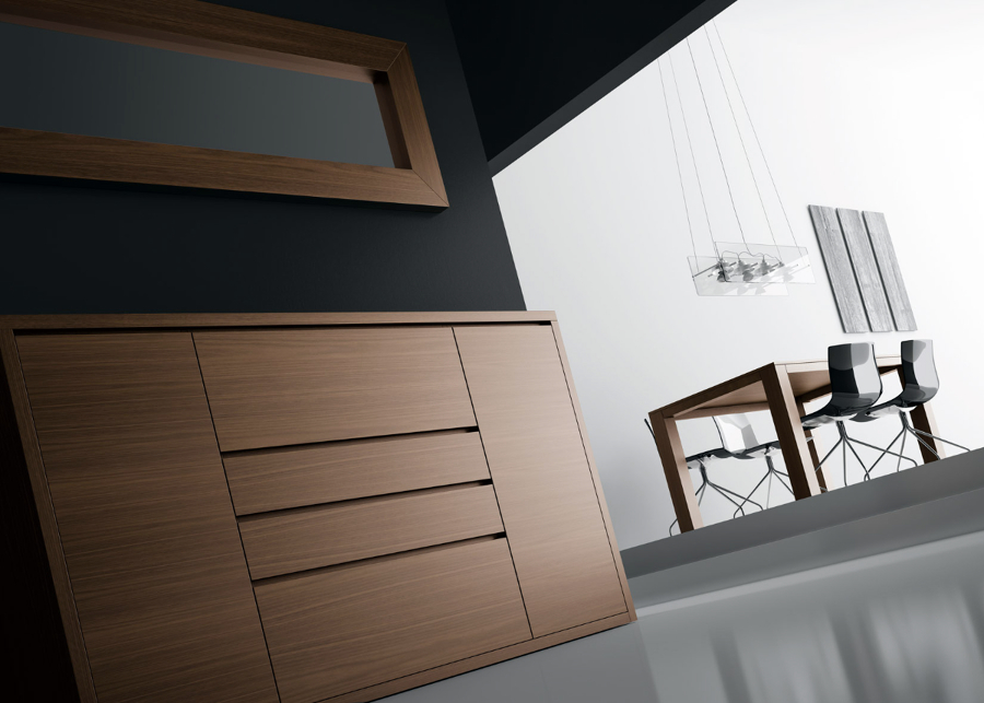 Bufet Area amb taula menjador xapa noguera