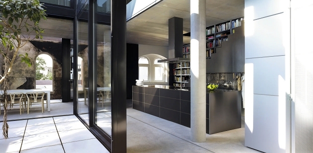 bulthaup b3 acabado aluminio oscuro.