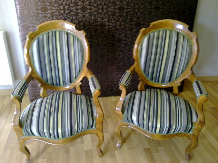 Butacas clásicas restauradas