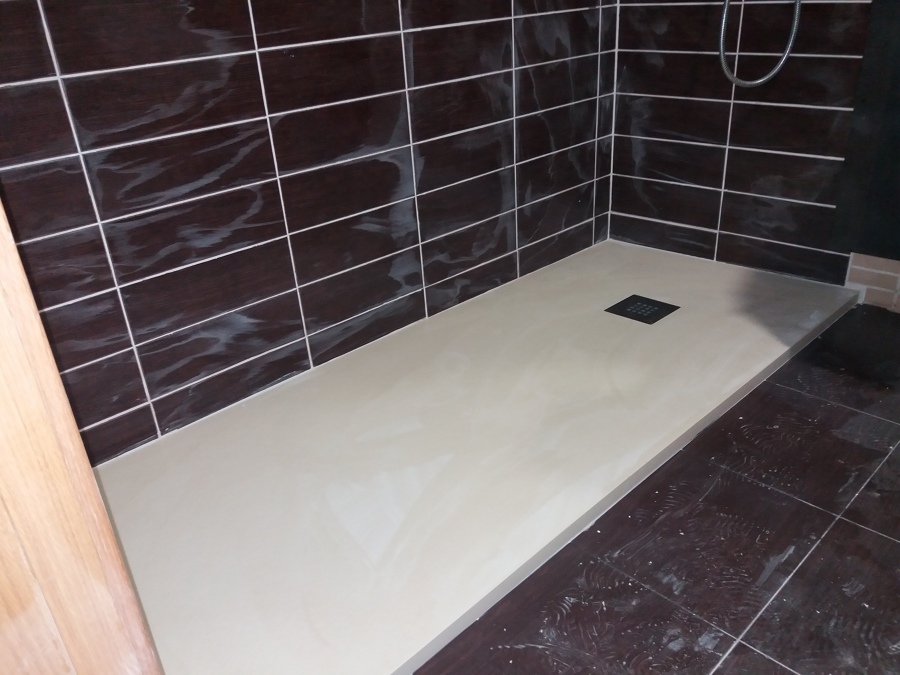 Visión pié de ducha reformado