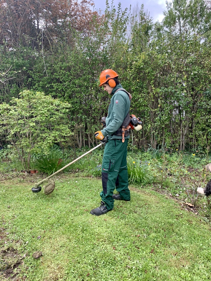 Trabajos de jardinería