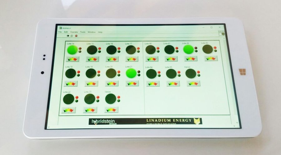 Aplicación de control de consumos (Tablet)
