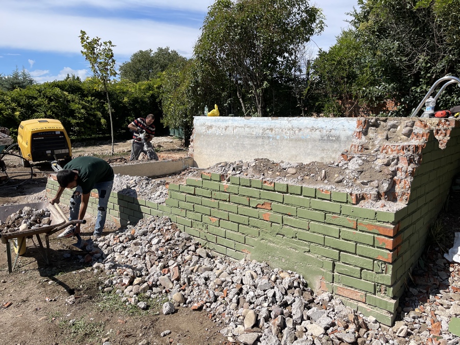 Demoliciones piscina
