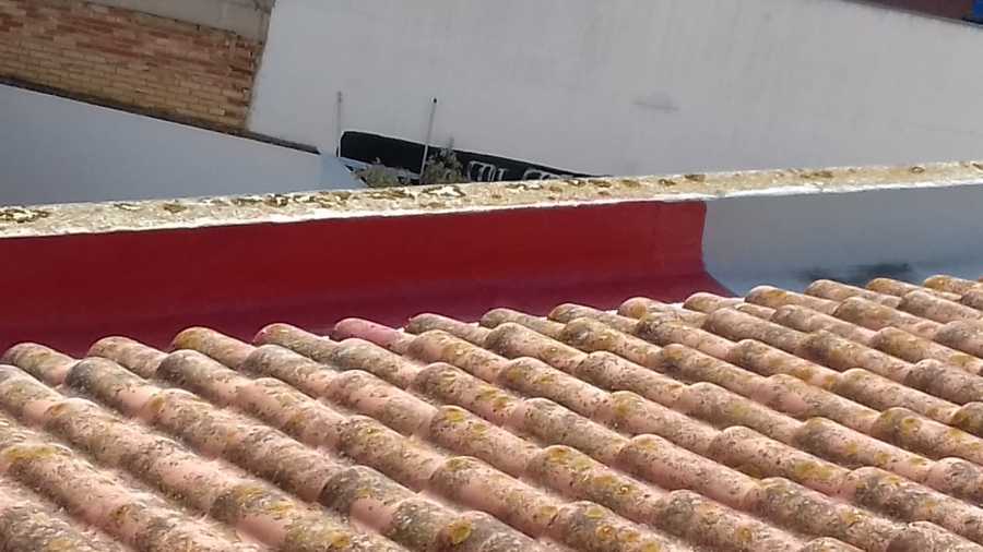 Pintado parte reparada gotera ( picanya )