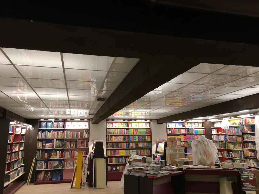 Falso techo desmontable