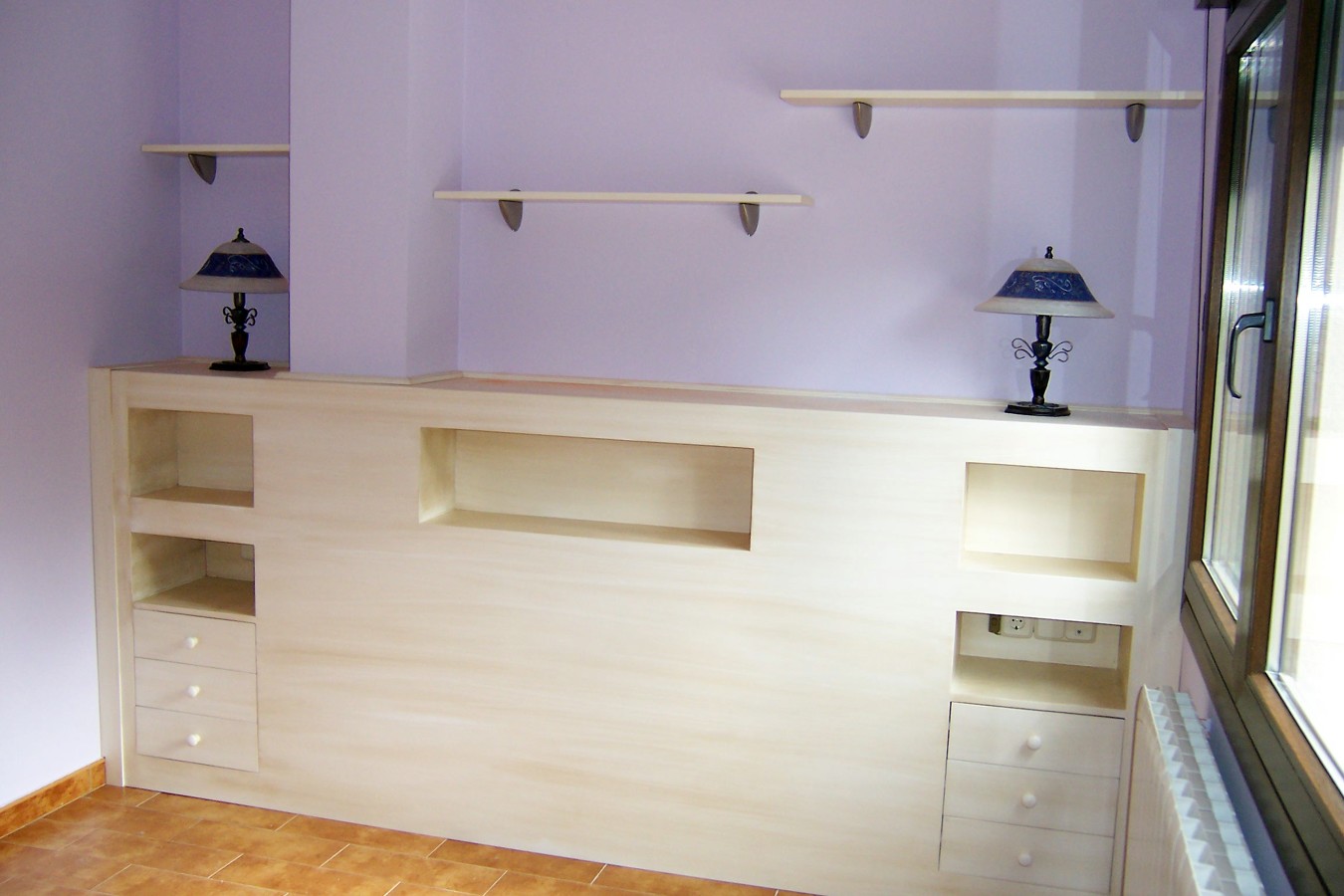 cabecero salvando viga