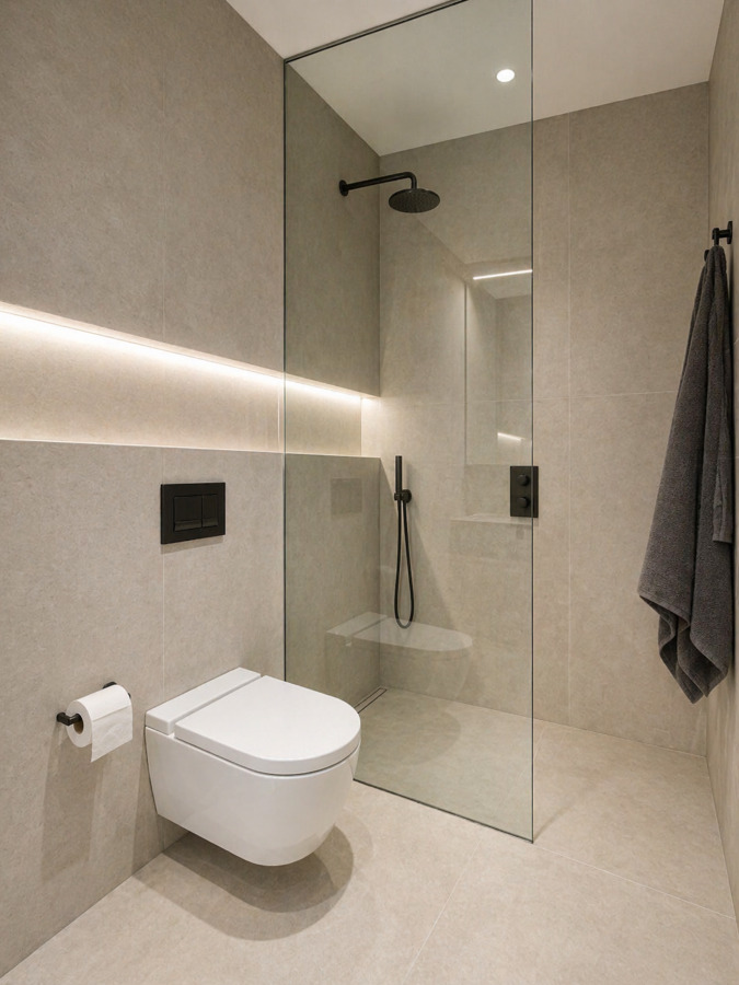 iluminación del baño