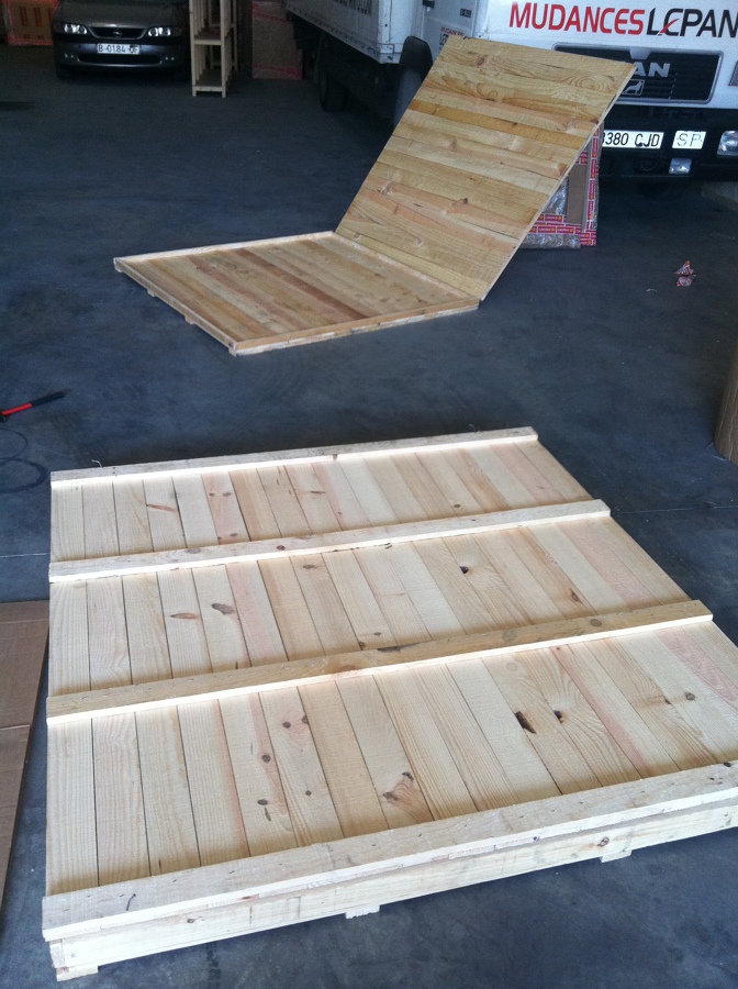 Caja para llevar cuadros