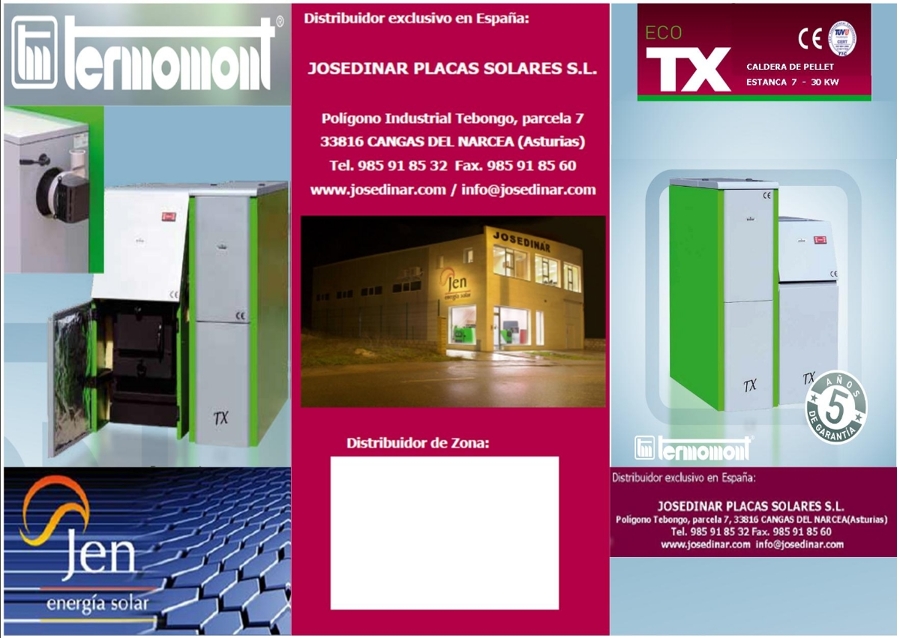 CALDERA ESTANCA DE PELLETS TERMOMONT