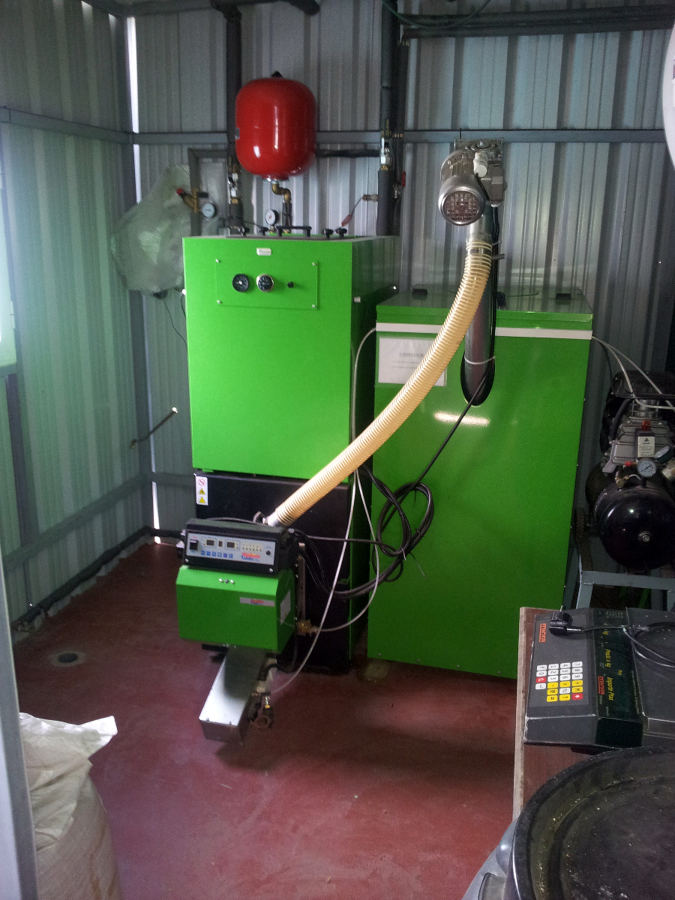 Caldera instalada en Escuela de Agronomos