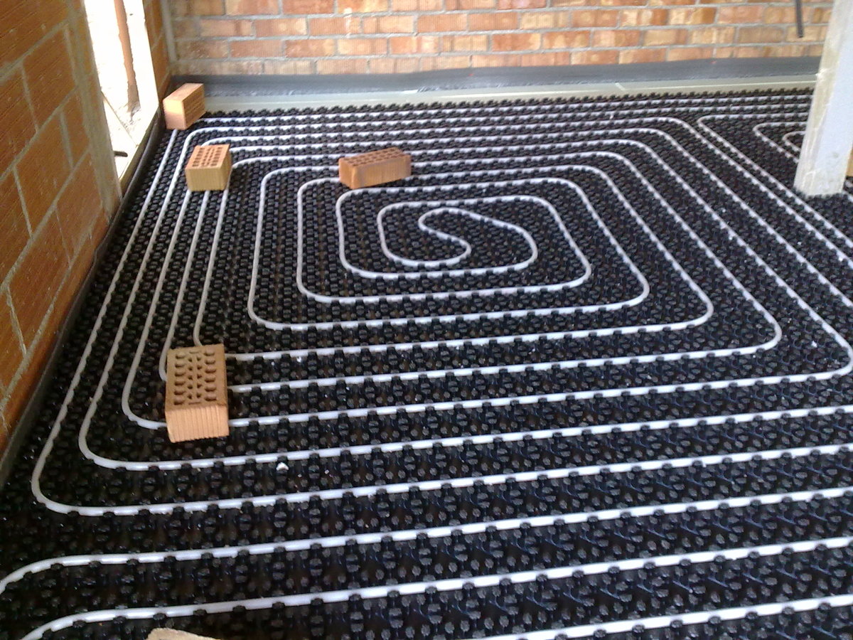 Calefacción por suelo rediante