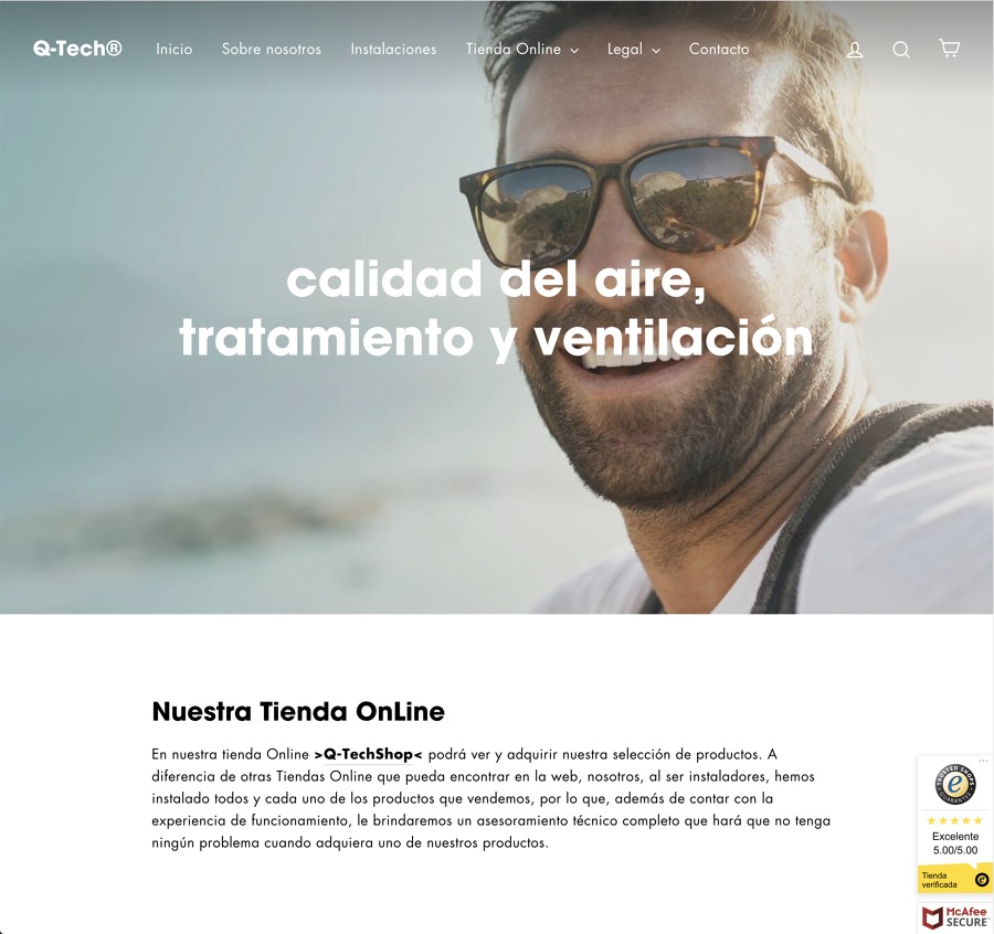 Calidad del aire, tratamiento y ventilación