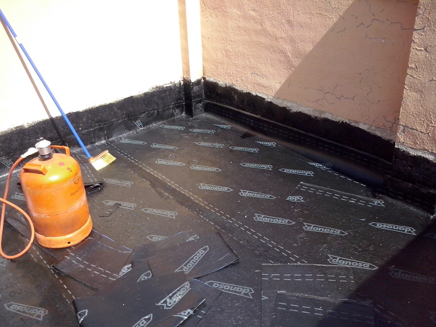 aislamento de una teraza