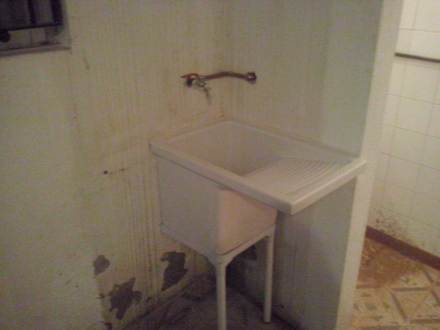 Instalación de lavadero con toma de agua y desagüe.(Después) 