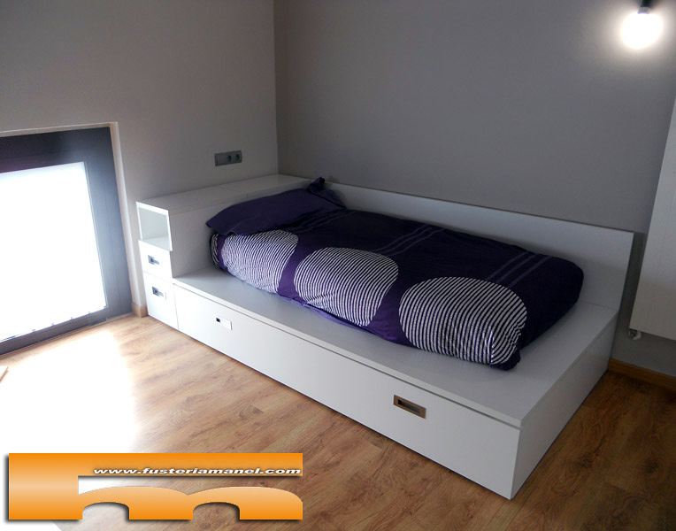 Cama a medida tipo tatami Barcelona